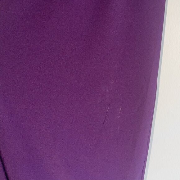 Haani Formal Dress Women Plus Size 1X High Waist Golden Beaded Neckline Purple - Picture 8 of 10